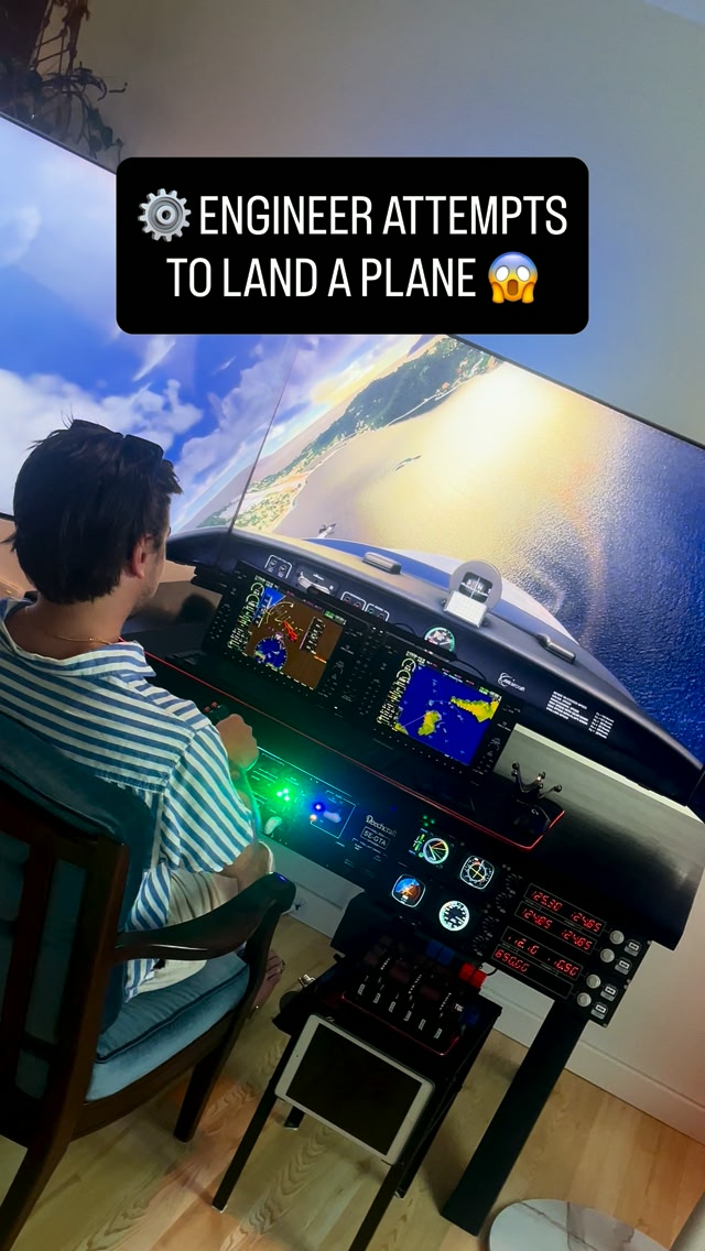 🛩️ Leo built his first simulator at 12 from a cardboard box. At