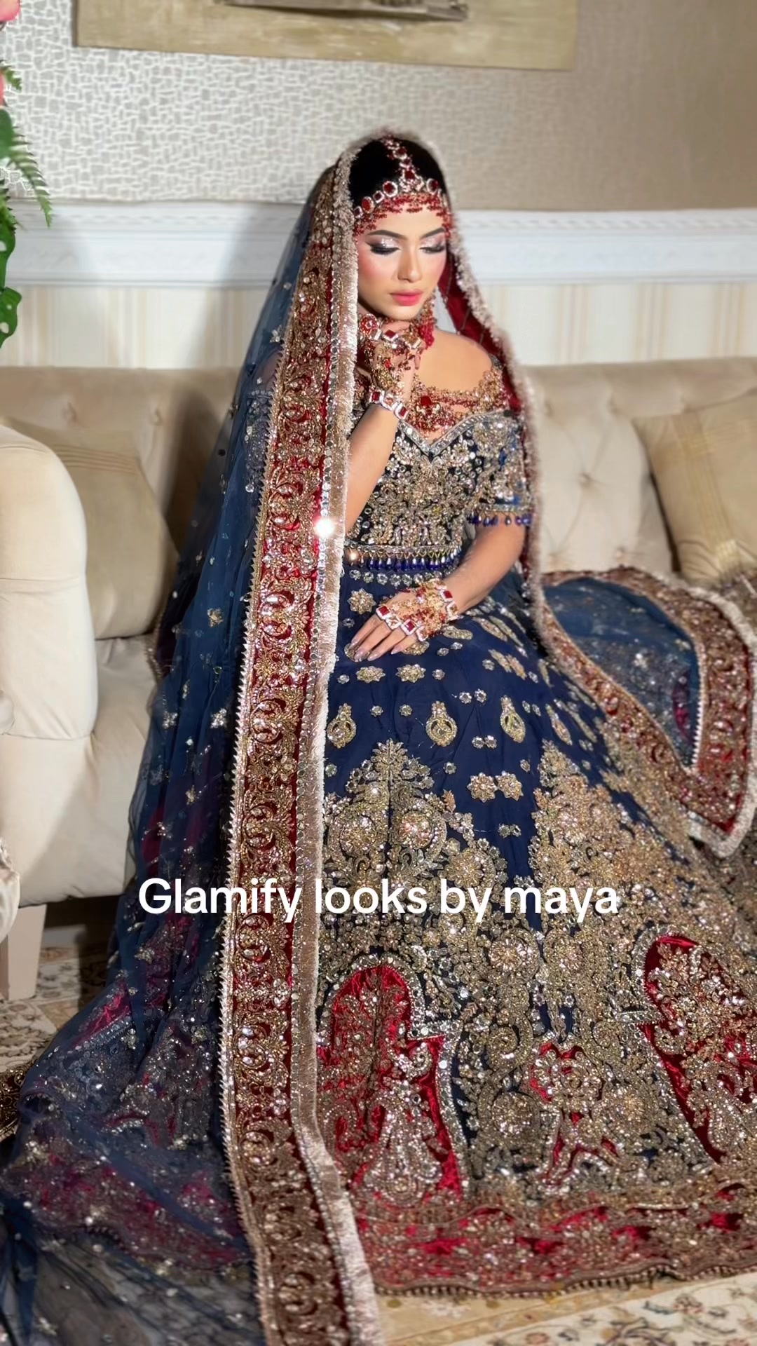 Bridal shoot🦋 Mua: Nasrin Sultana Maya outfitKashee's - Artist model ...