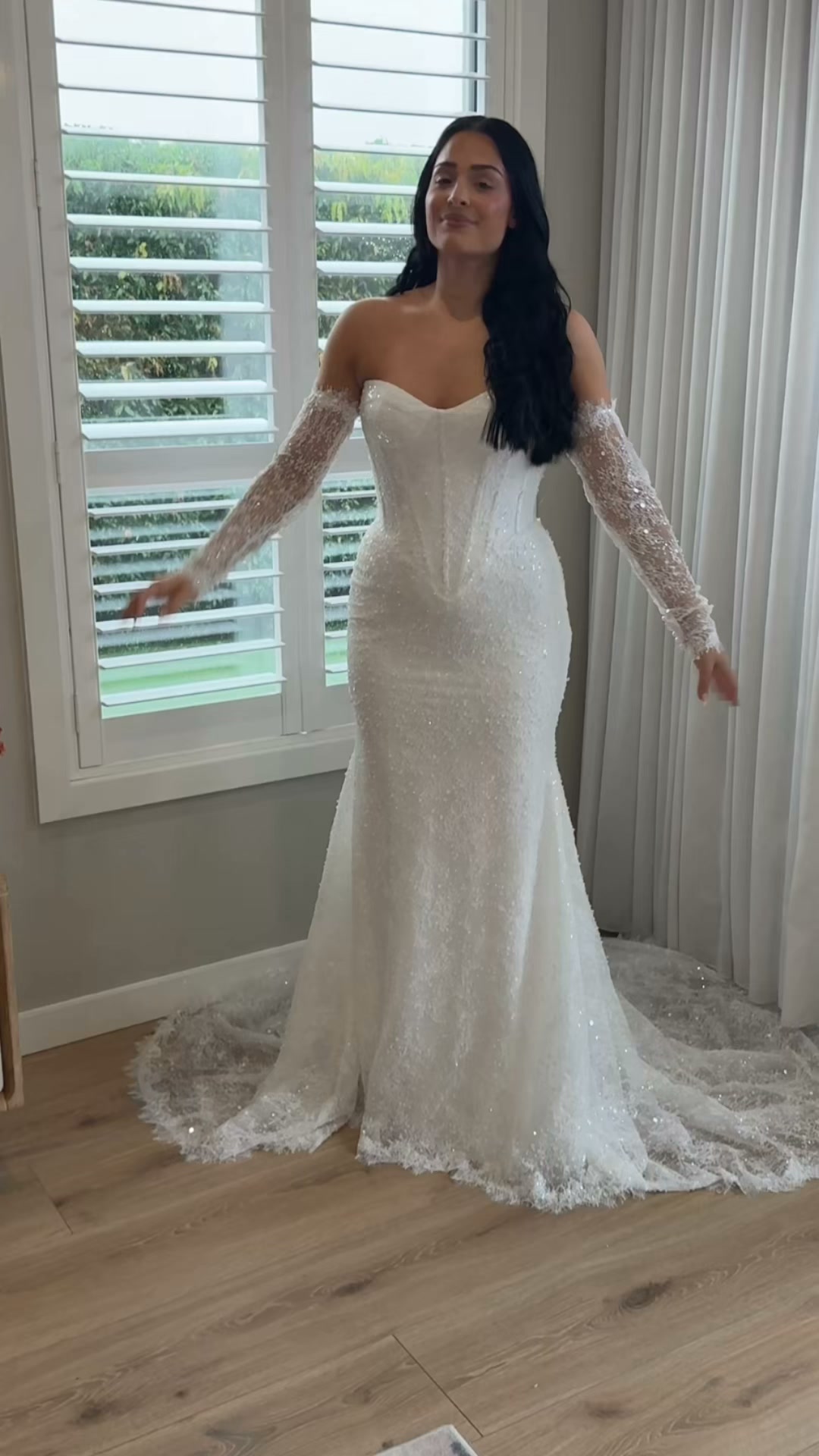 Some moments just feel meant to be. Celebrating the love of your life is one dream come true—finding the dress of your dreams is the beautiful bonus. 🤍 | Leah S Designs
