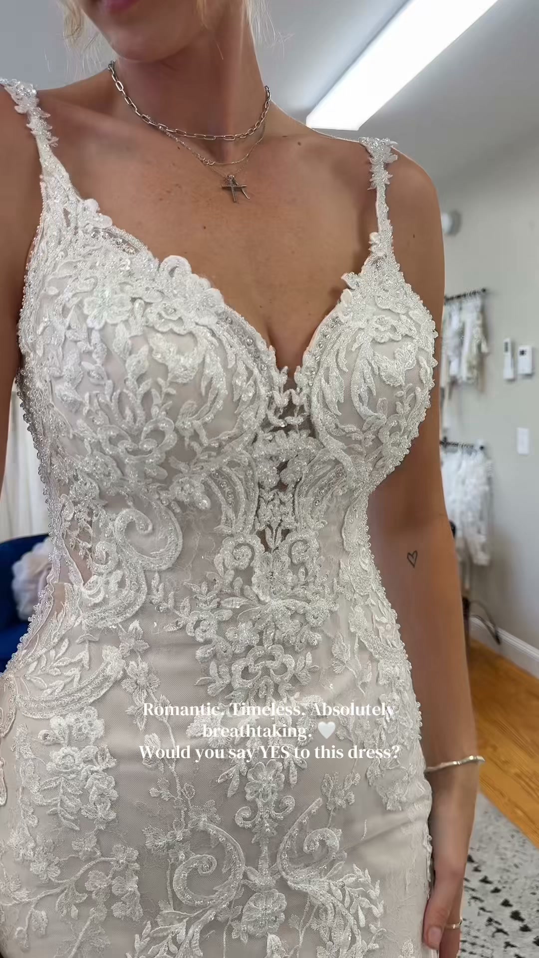 A New Designer Has Arrived at Lady J’s! , We are so excited to introduce Martin Thornburg to our bridal collection! 🤍, These gowns are romantic, timeless, and absolutely dreamy—with beautiful details 