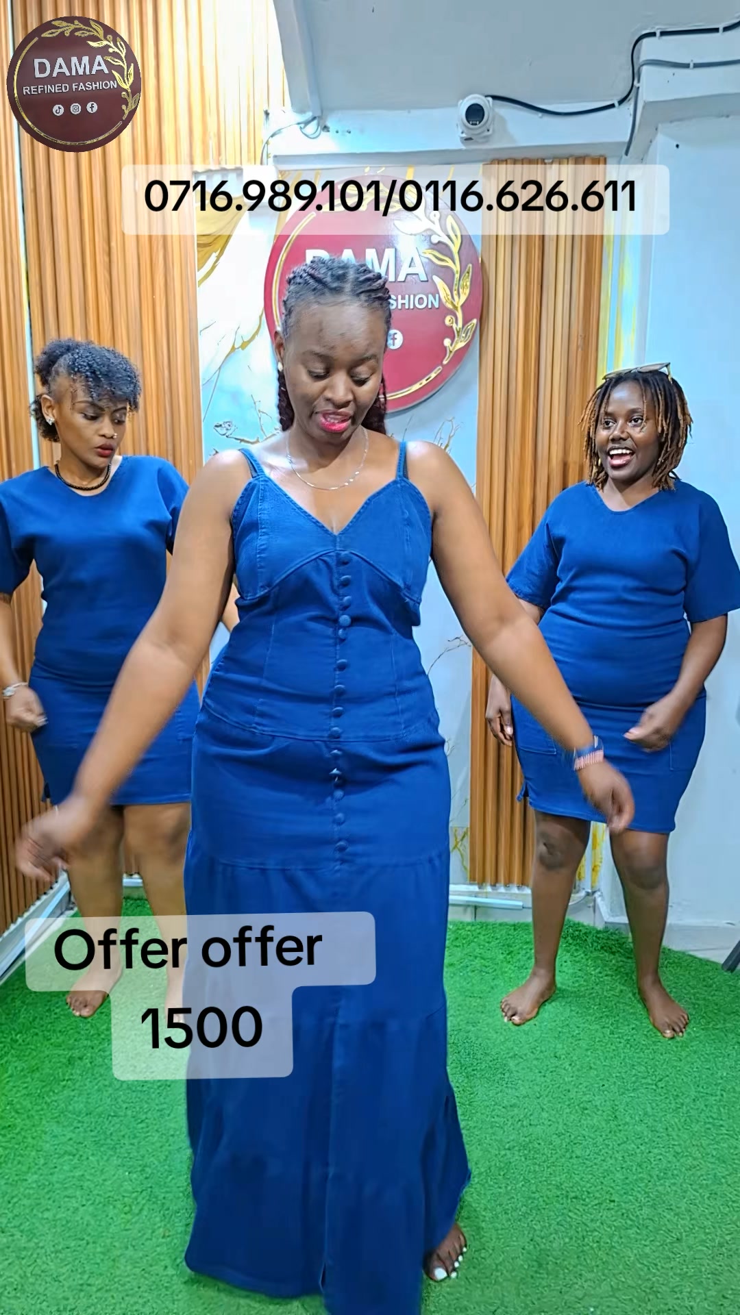 🔥 OFFER! OFFER! OFFER! 🔥, 👗 Denim Dresses @ KSh 1,500 ONLY! 😍💙, Stylish, classy & easy to rock! Grab yours before the offer ends! 🛍️🔥, 📍 Nairobi City Centre Mall, Basement LG2, 📞 0716 989 101