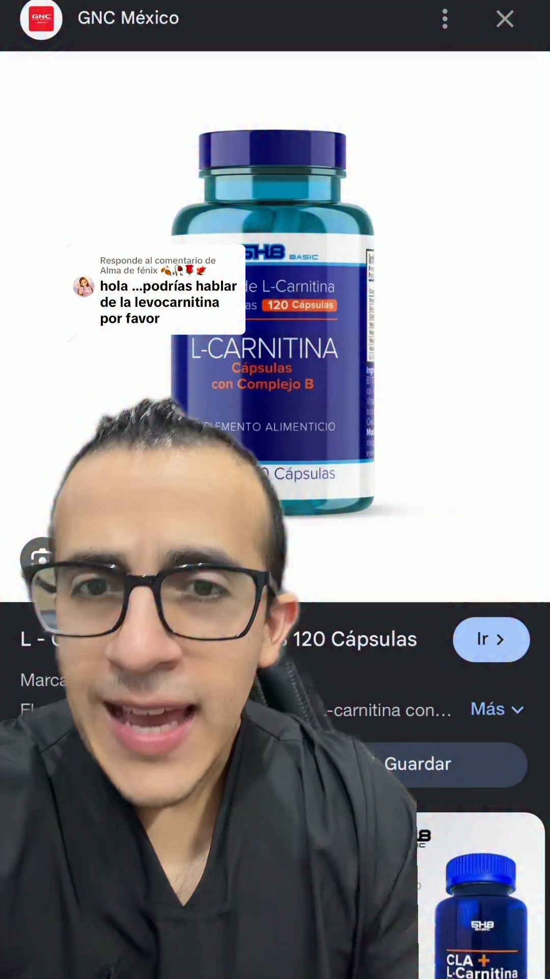 l carnitina gnc mexico Aquí te explico en el video tres datos que quizá no conocías sobre la carnitina, qué función cumple en el organismo y qué debes saber sobre ella. 💪🧬, #Carnitina #Medicina #Salud #Nutrición #Bienestar wh2 Sizes:60 Vegetarian Capsules hgh vs cjc ipamorelin