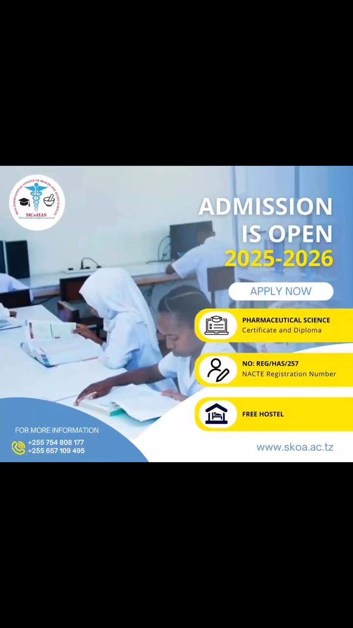 SKOA International College of Health and Allied Sciences | Dar es Salaam