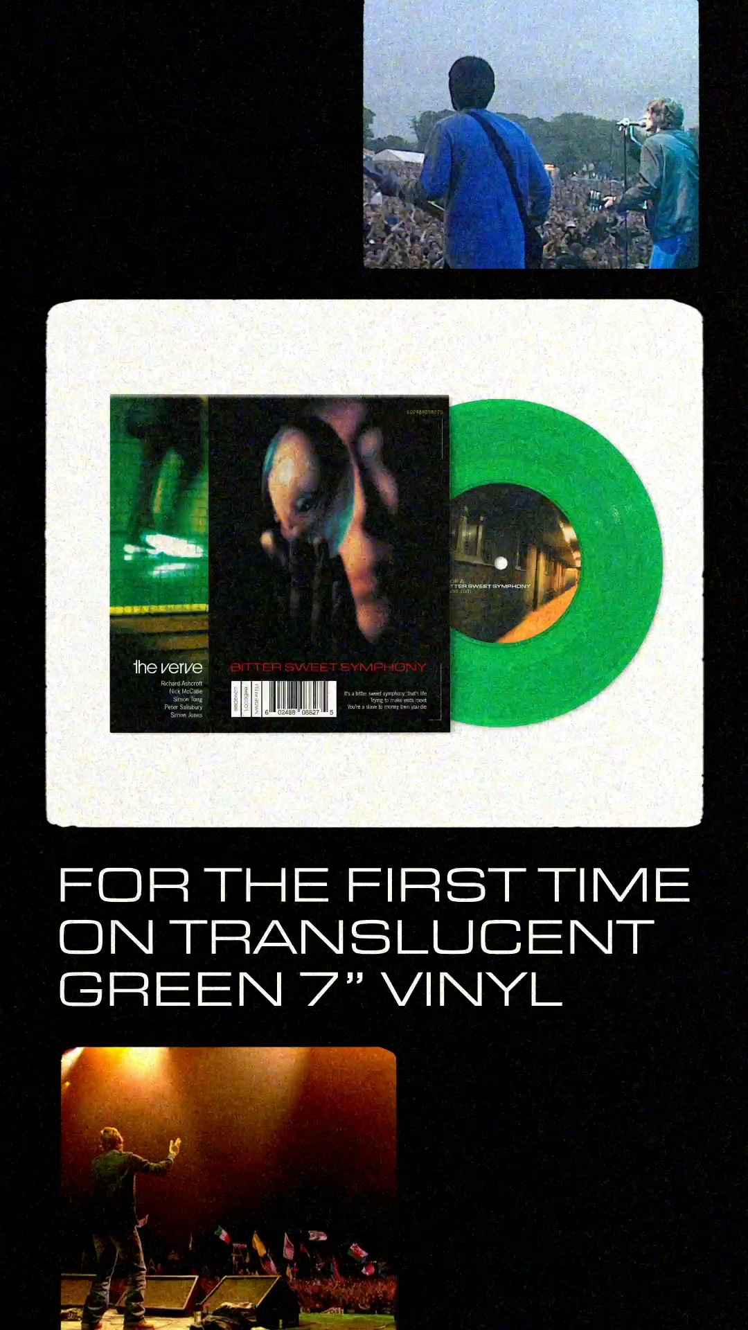The Verve. Don't forget, fans who pre-order the new Bitter Sweet