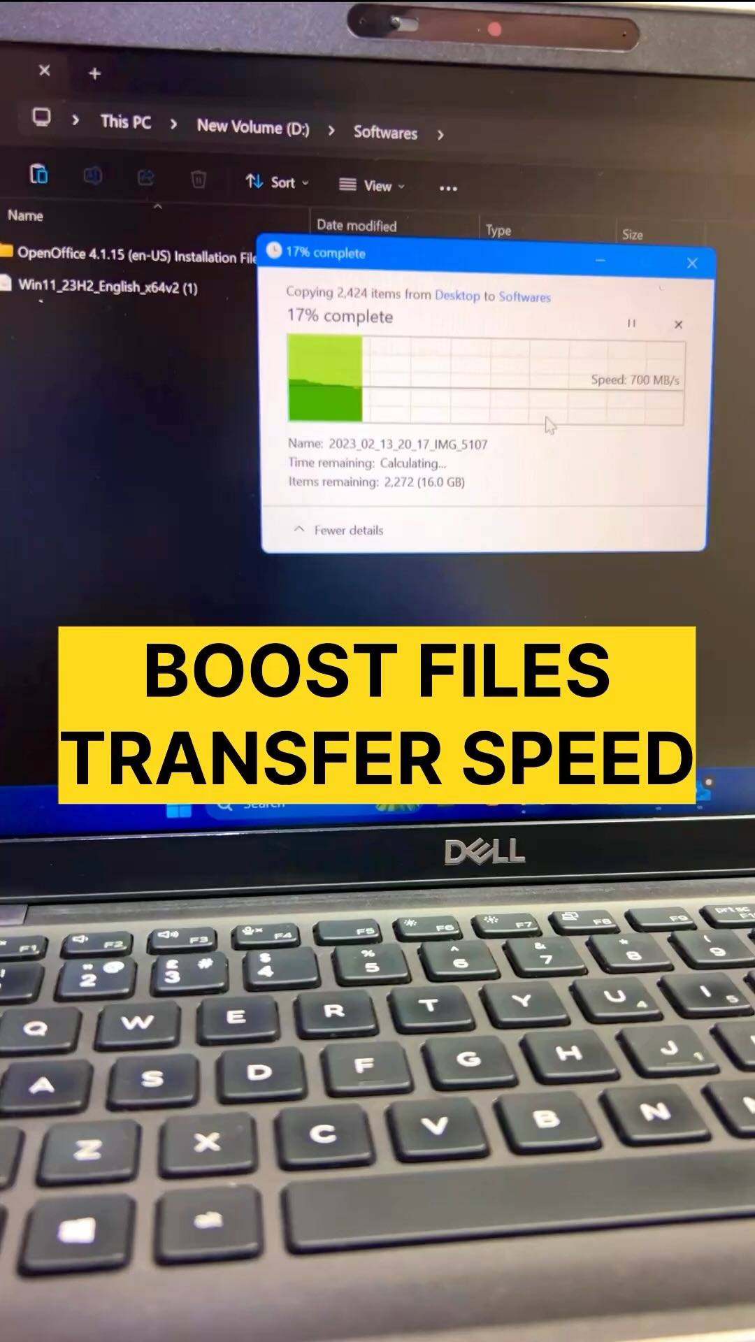 Boost your files transfer speed in windows pc || #computer #window11 # ...