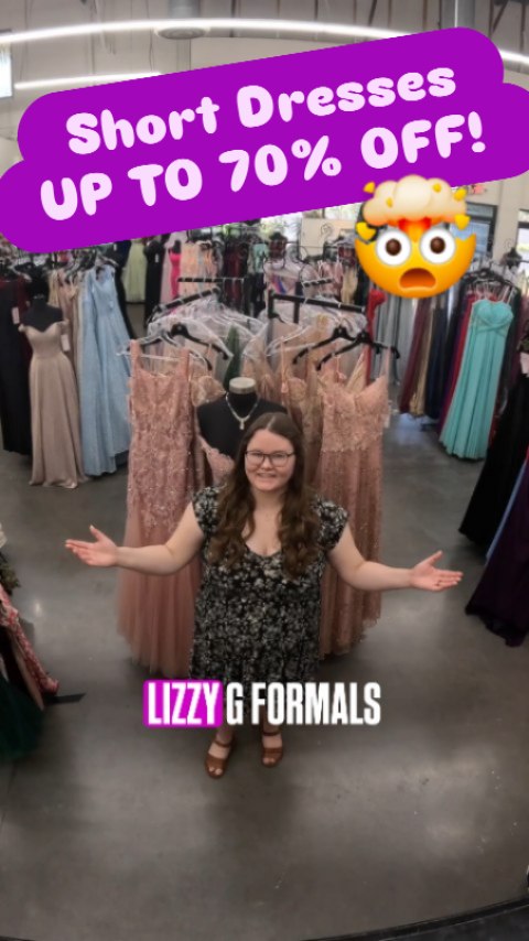 Run...Don't Walk To Lizzie G Formals For Up To 75% Off Short Dresses! , #dress #dresses #hoco #cocktail #formal | Lizzie G Formals