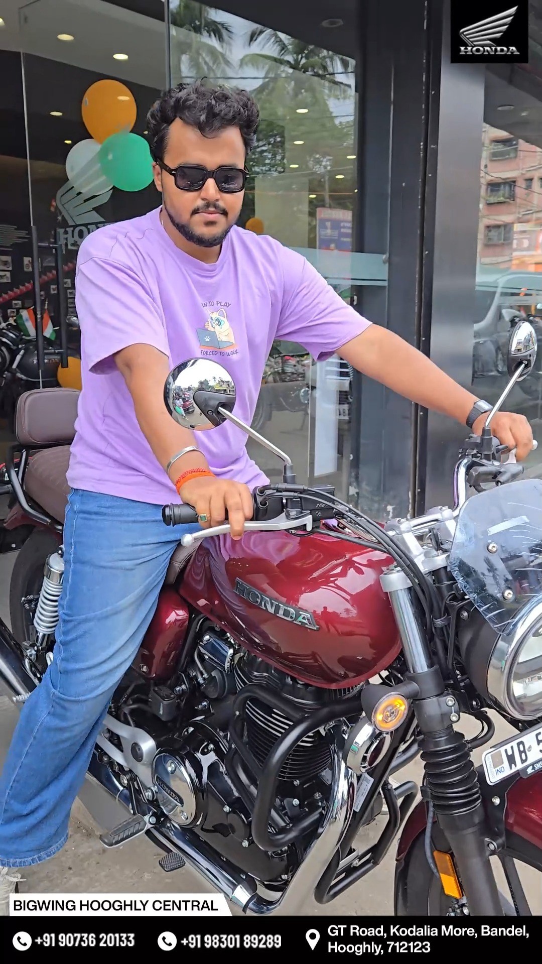 Unboxing the dream! 🏍️✨ Thrilled to take delivery of this
