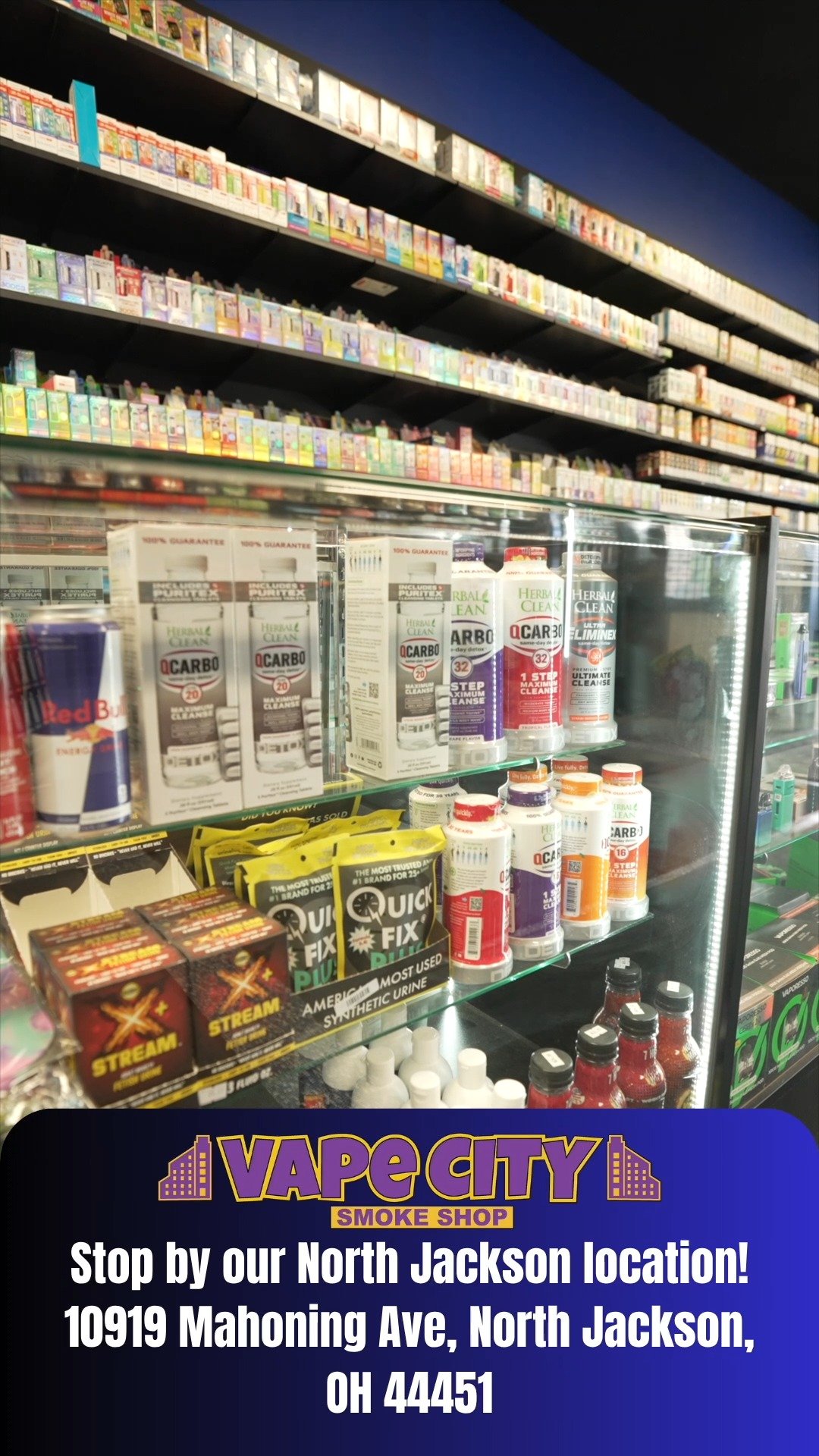 vape juice store locator Have you stopped by our North Jackson location?, We are fully stocked and have everything you need!, 📍 North Jackson — 10919 Mahoning Ave, North Jackson, OH 44451, #VapeCity #NorthJacksonOH E-Cigarettes - Nasty Bar dry herb Flavor:Half & Half (Lemonade)