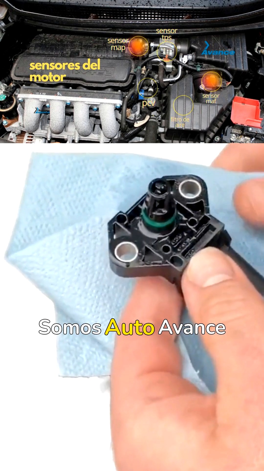 🔧 Procedimiento de limpieza MAF y MAP 🔘 Retirar el sensor con cuidado ...