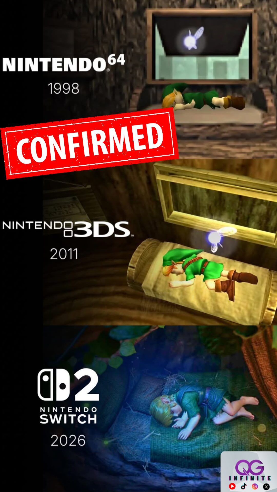 3ＤS Nintendo officially confirmed The Legend of Zelda: Ocarina of Time