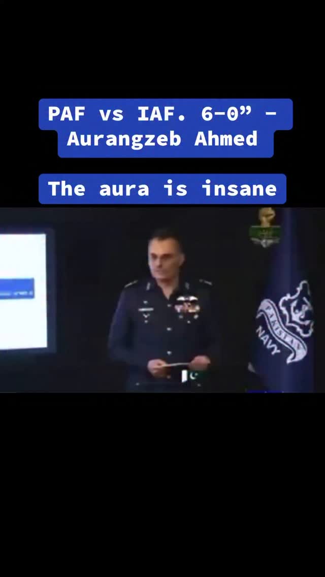 PAF vs IAF. 6-0” - Aurangzeb Ahmed The aura is insane | Azhar Azad ...