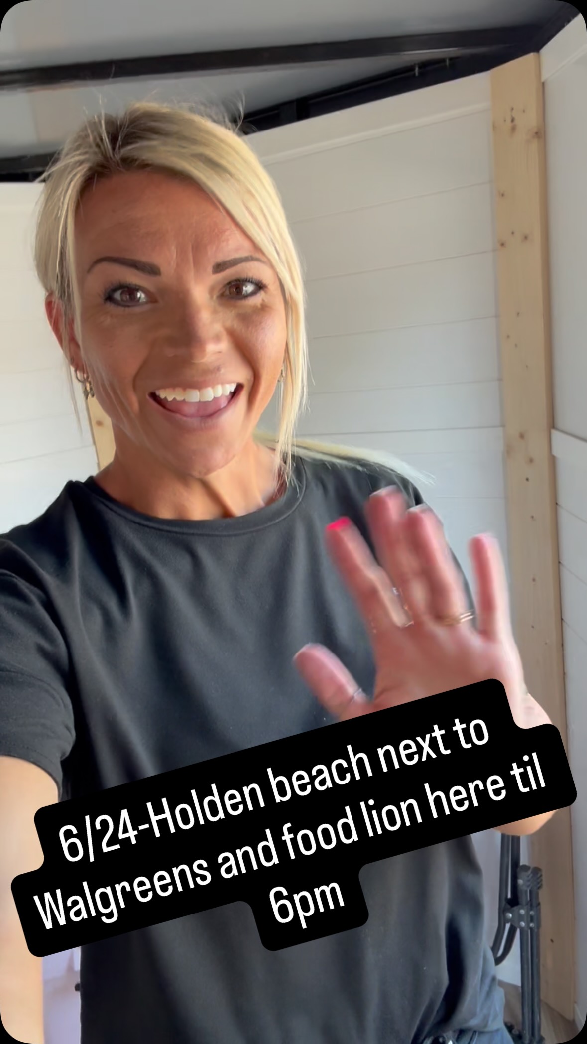 6/24-Holden Beach next to Walgreens and food lion! Come get a dirty soda I know you want one 🥤😁 Here til 6pm! #oursweetspot #dirtysoda #beach