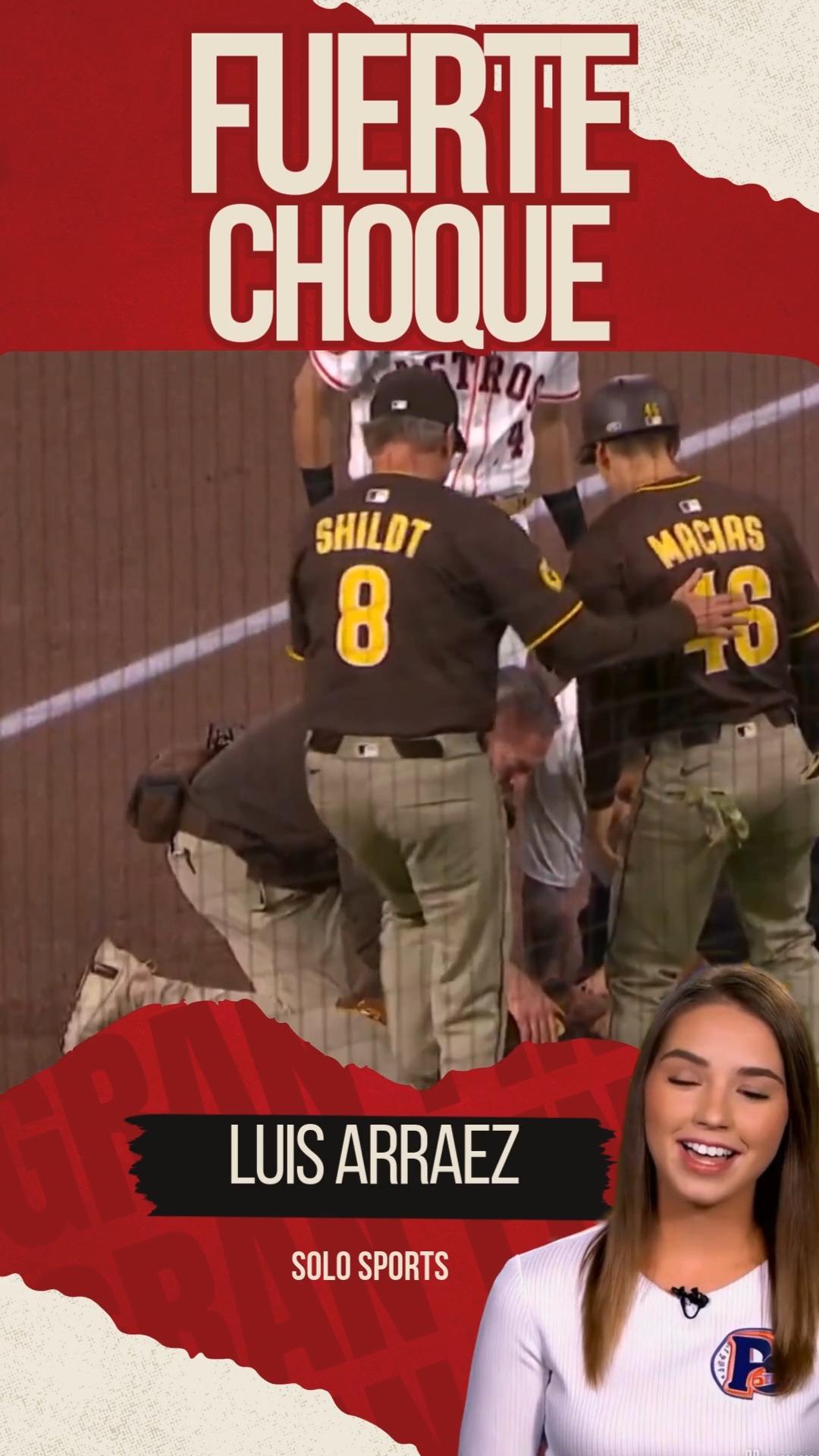 Luia Arraez sale en camilla despues de esto | Solo de Beisbol | Facebook