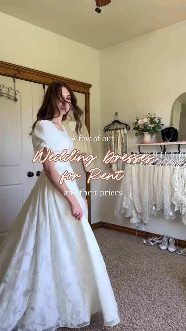 bridesmaid dresses for rental Do you think your best friend could guess which wedding dress you would choose?! Send this to her and see how she does! | Something Borrowed Dress Rentals 20260522-PRODUCT-US Birthday Outfits – Babyboo Party wear Size:10p