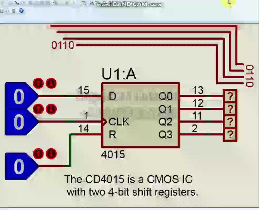 The cd4015 is a cmos IC with two 4-bit shift register | Automation ...