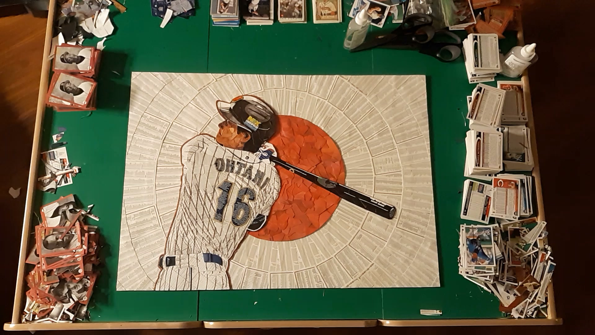A masterpiece powered by a swing ⚾🎨 Shohei Ohtani's iconic