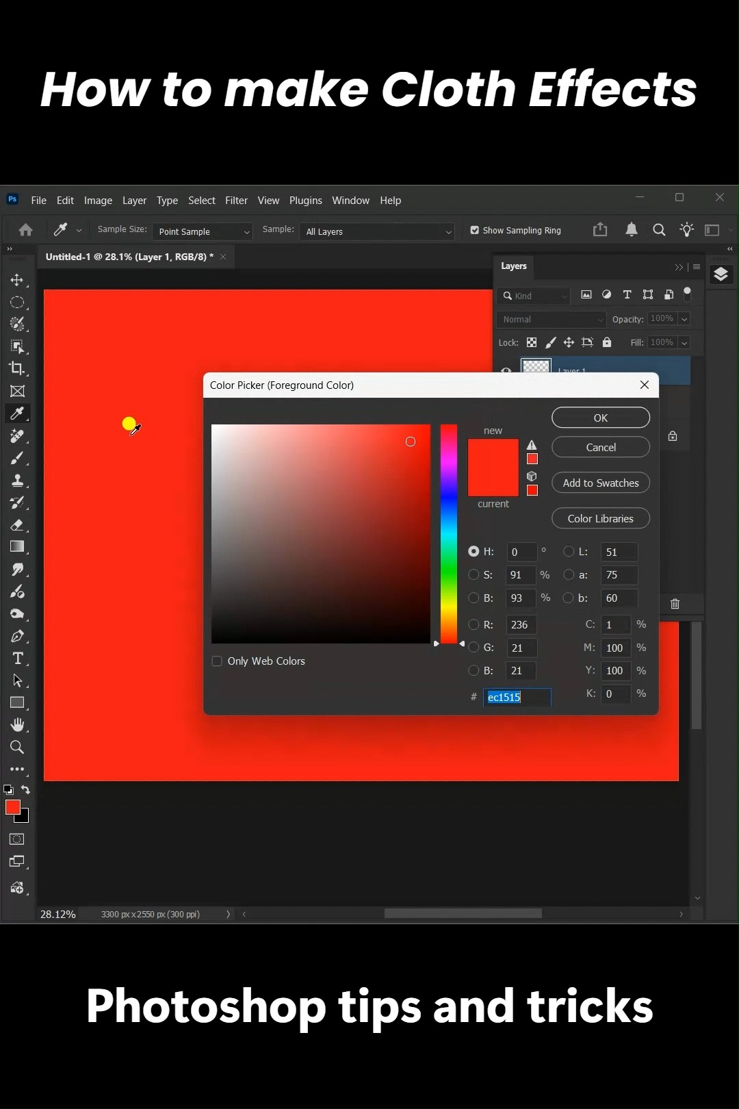 How to make cloth effects #PhotoshopTips #EditingTricks | AI ...