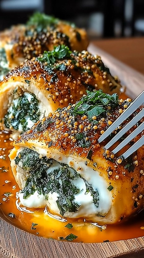 Herbed Ricotta Stuffed Chicken Rolls Prep Time: 20 minutes Cook Time ...