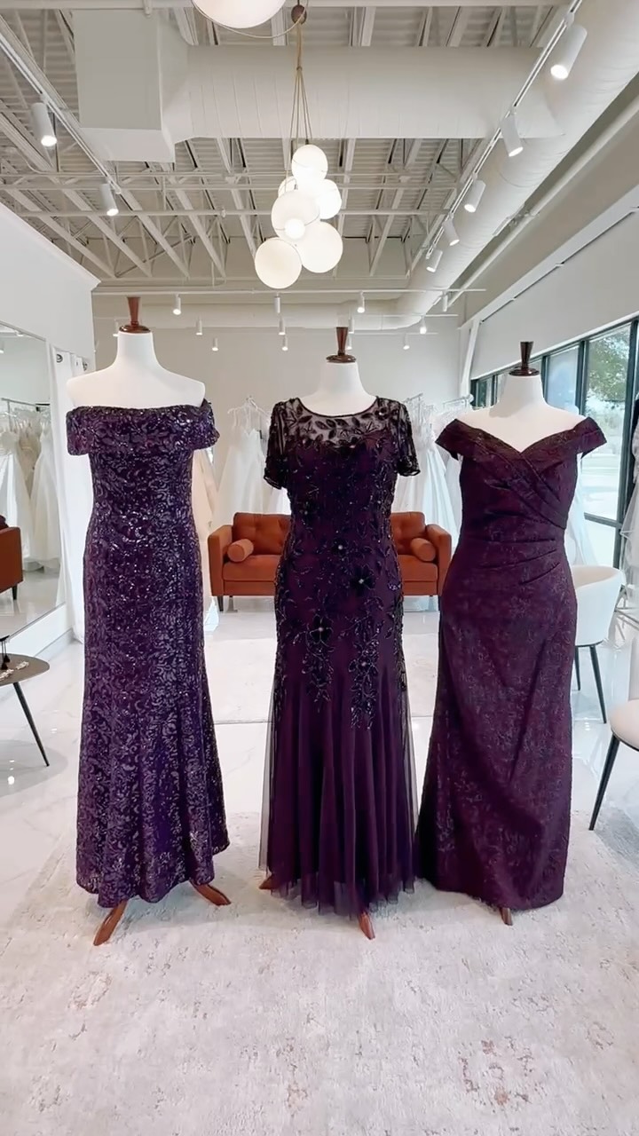 Purple lovers, this is for you some beautiful mother of the bride/groom or special occasion dresses | L.A. Formal & Prom