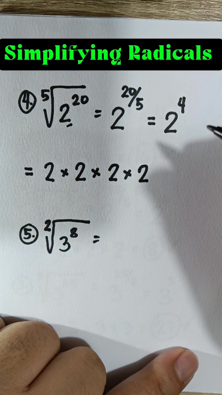 Simplifying Radicals #mathematicstutorial #selfimprovement # ...