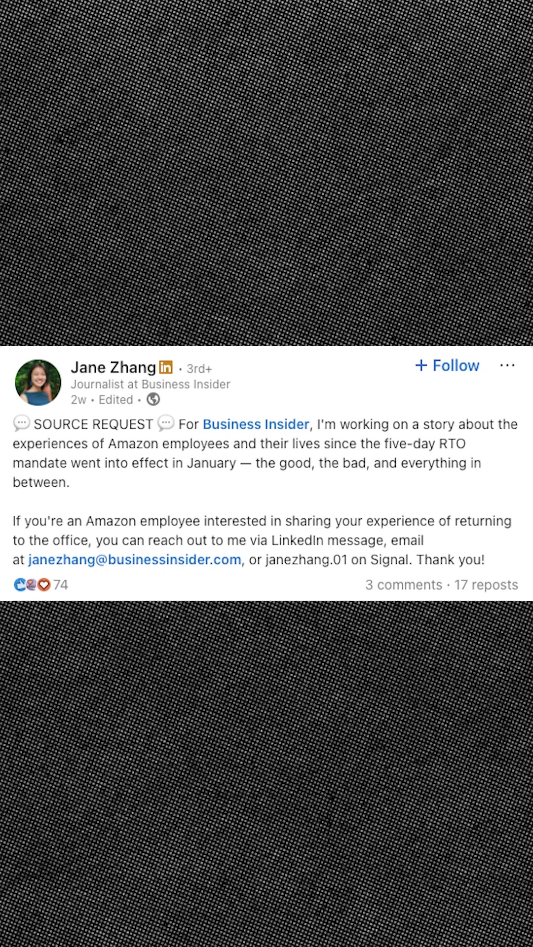 Here's how #Amazon's return to office policy is going. #rto # ...
