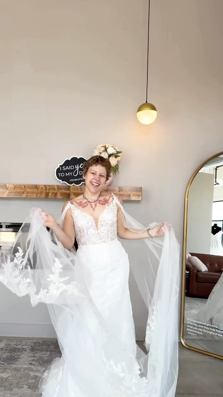 ✨ BRIDAL MYTH BUSTING ✨, Whoever said you can’t bust a move in your wedding dress was WRONG. 💃🏻, Honestly, we want you to shake a little tushie, twirl around, sit down, move your arms and make sure 