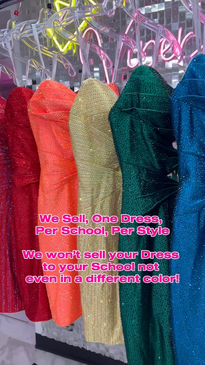 homecoming dress shops near me within 5 mi ⬇️5 Reasons why you should shop for at Viper Apparel🤩✨🩷, Reason # 1 , at Viper Apparel we sell one dress, Per school, per dress stores in the mall