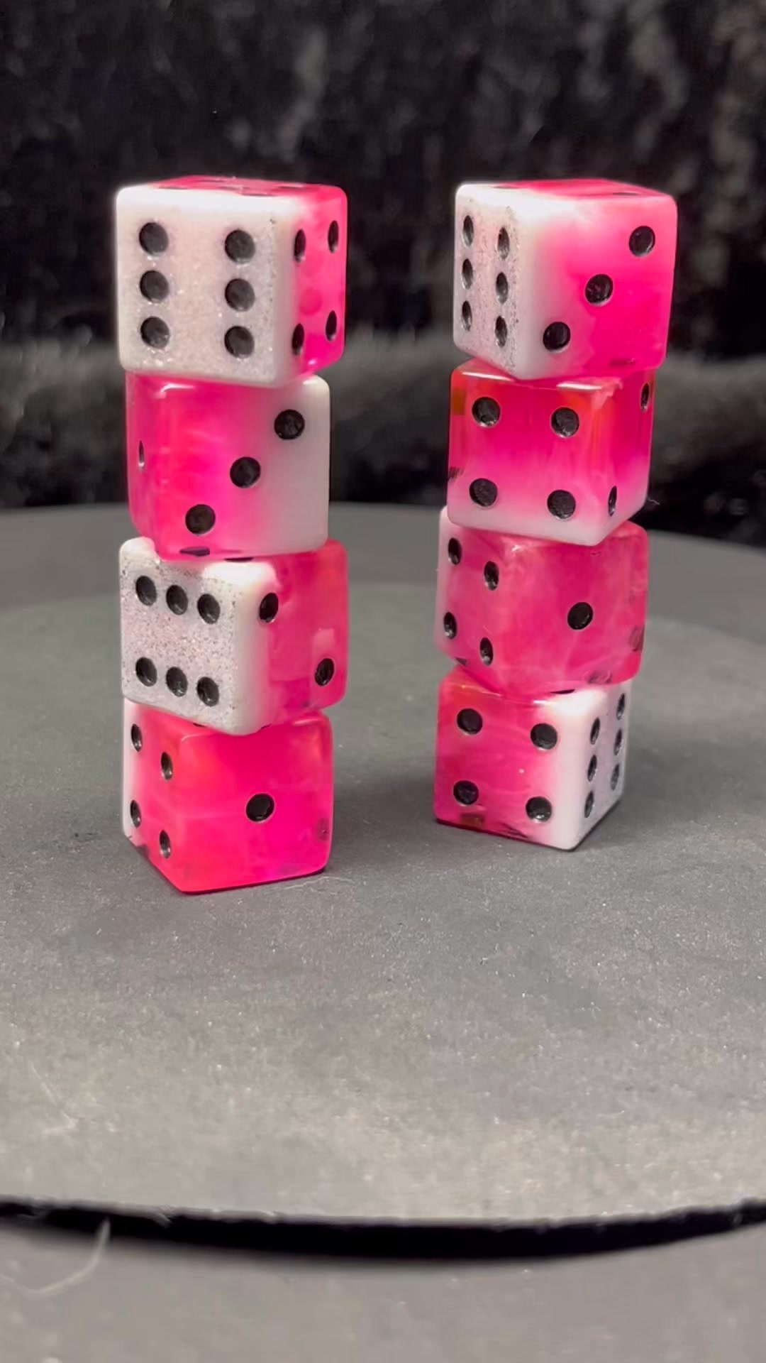 I love the hot pink. 😍. *Dice Disclaimer* Mold marks on the low face is ...