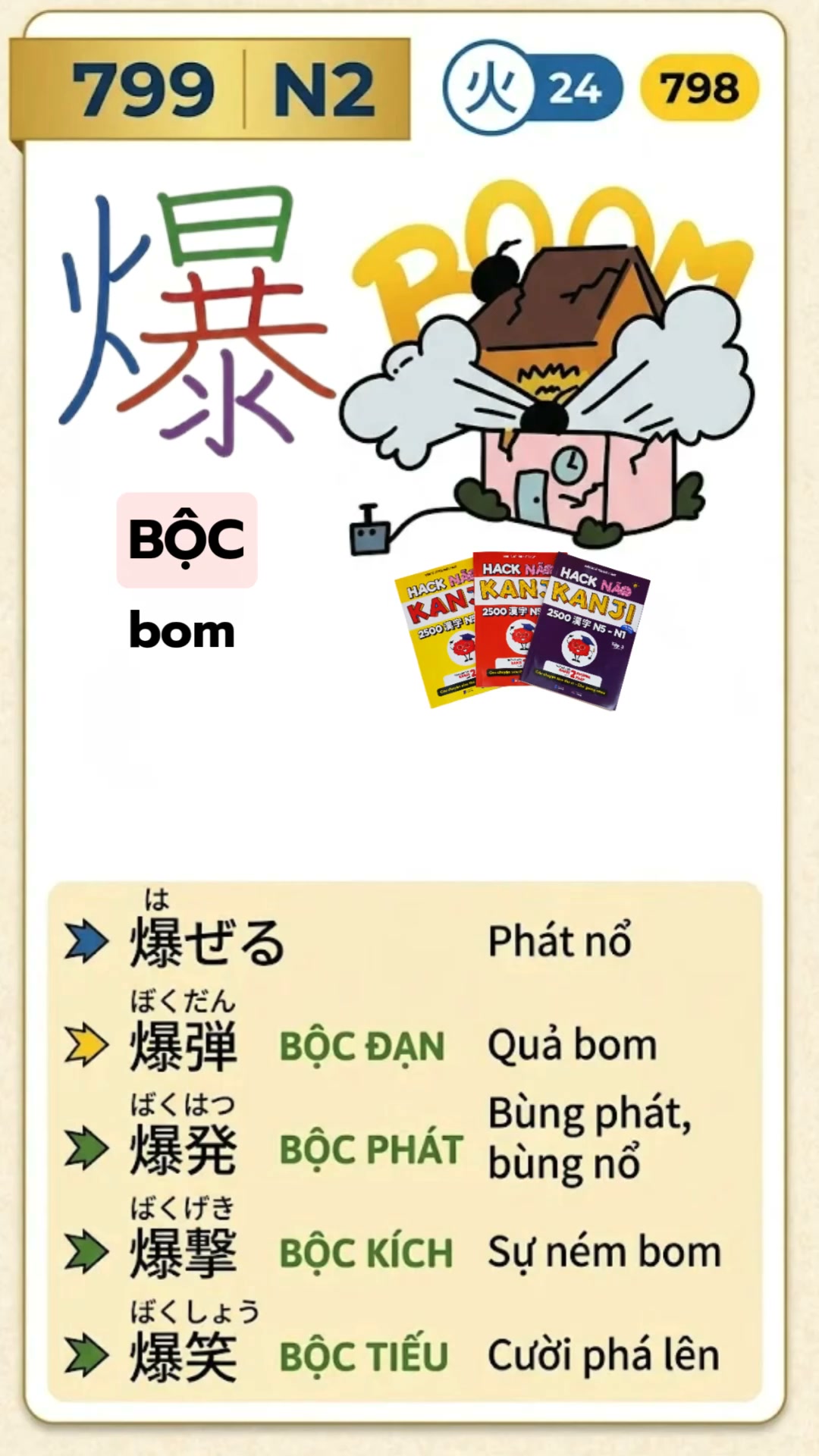 Cùng học kanji qua Hack Não Kanji nhéeeee | Ngoại Ngữ 21 Ngày