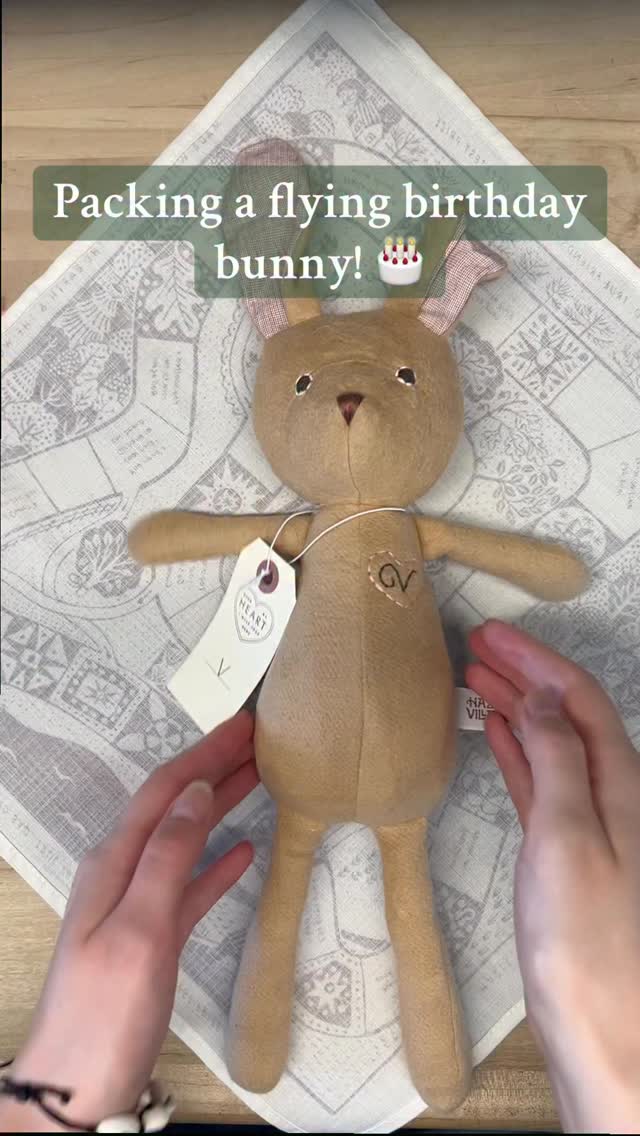 Juliette Rabbit says “when RABBITS fly!” A big thank you to Karen for ...