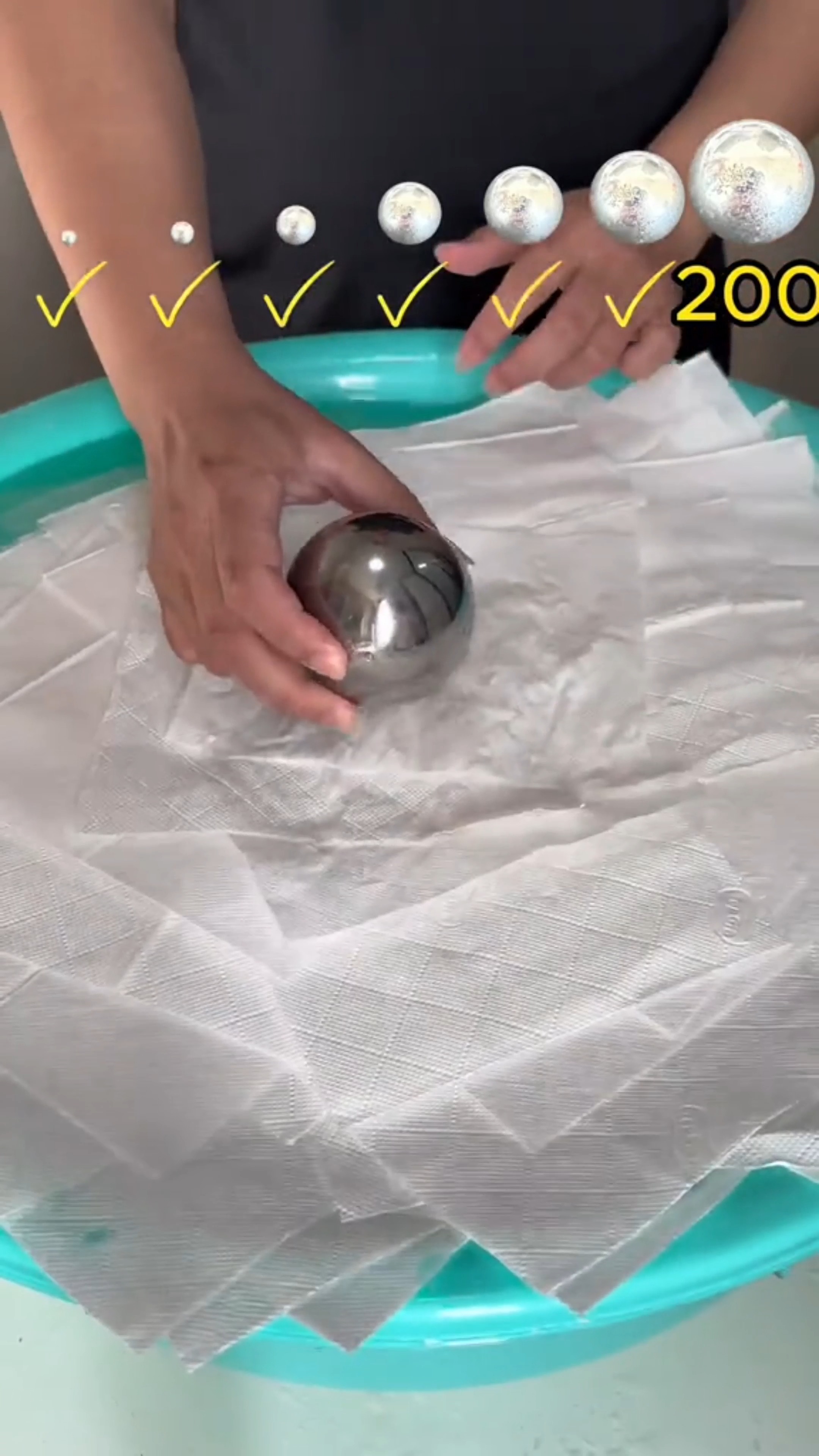 How much paper does it take to make the object float #experiment #asmr ...