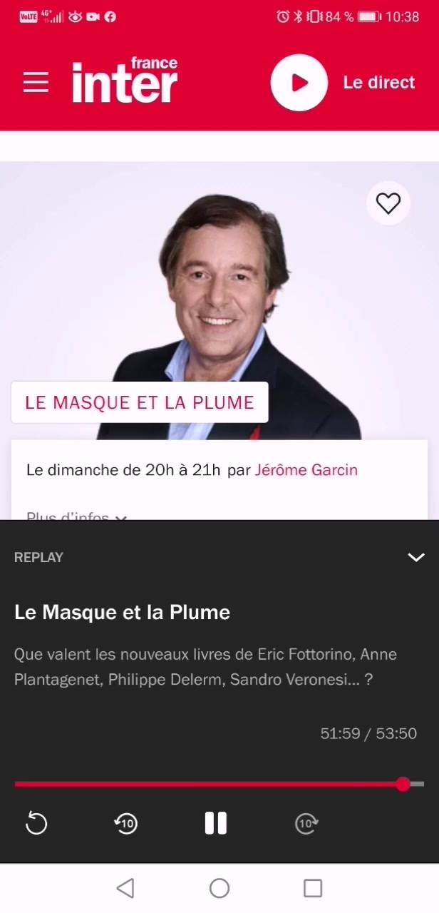 Le Masque Et La Plume Replay