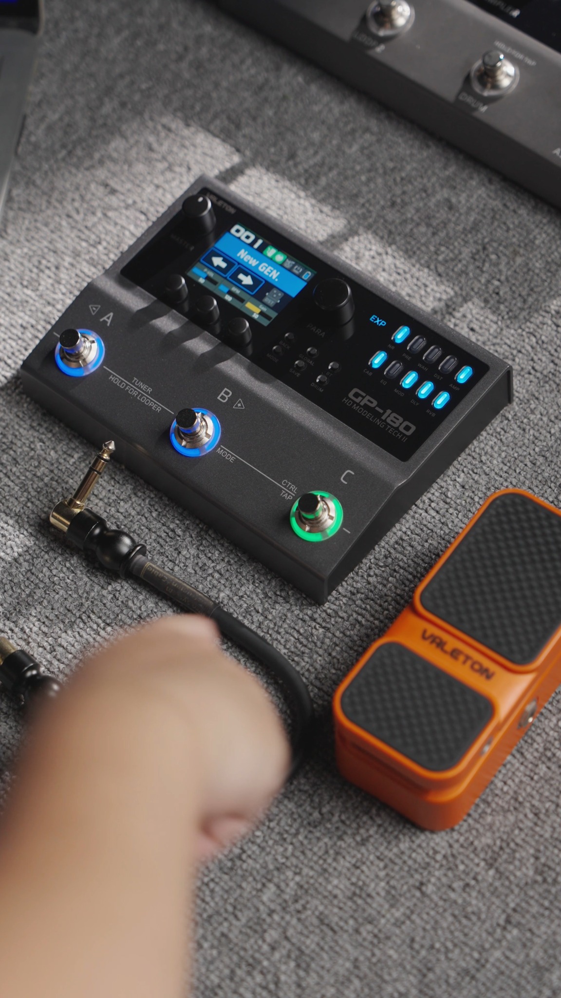 Unlocking new sounds with the GP-180 today! 🎸 Wiring up the