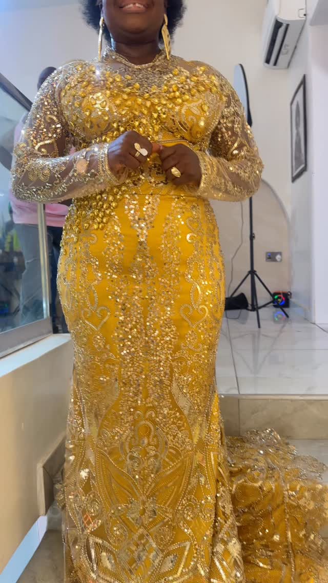 golden jubilee dress Happy to my ever beautiful yummy mummy🧡🧡🎉🎉🎂🍰🍾🥂 Olaide Sefiyat Tijani Akande …..to know you is to love you😍😍You are LOVE and you’re LOVED beyond measure ..Cheers to a wonderful 50th Evening Dresses