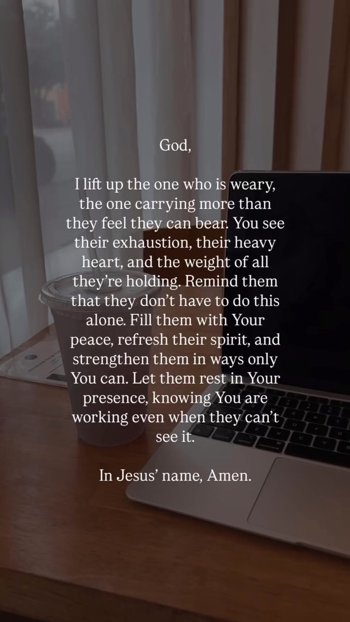 There are moments when life feels too heavy to carry. The weight of ...