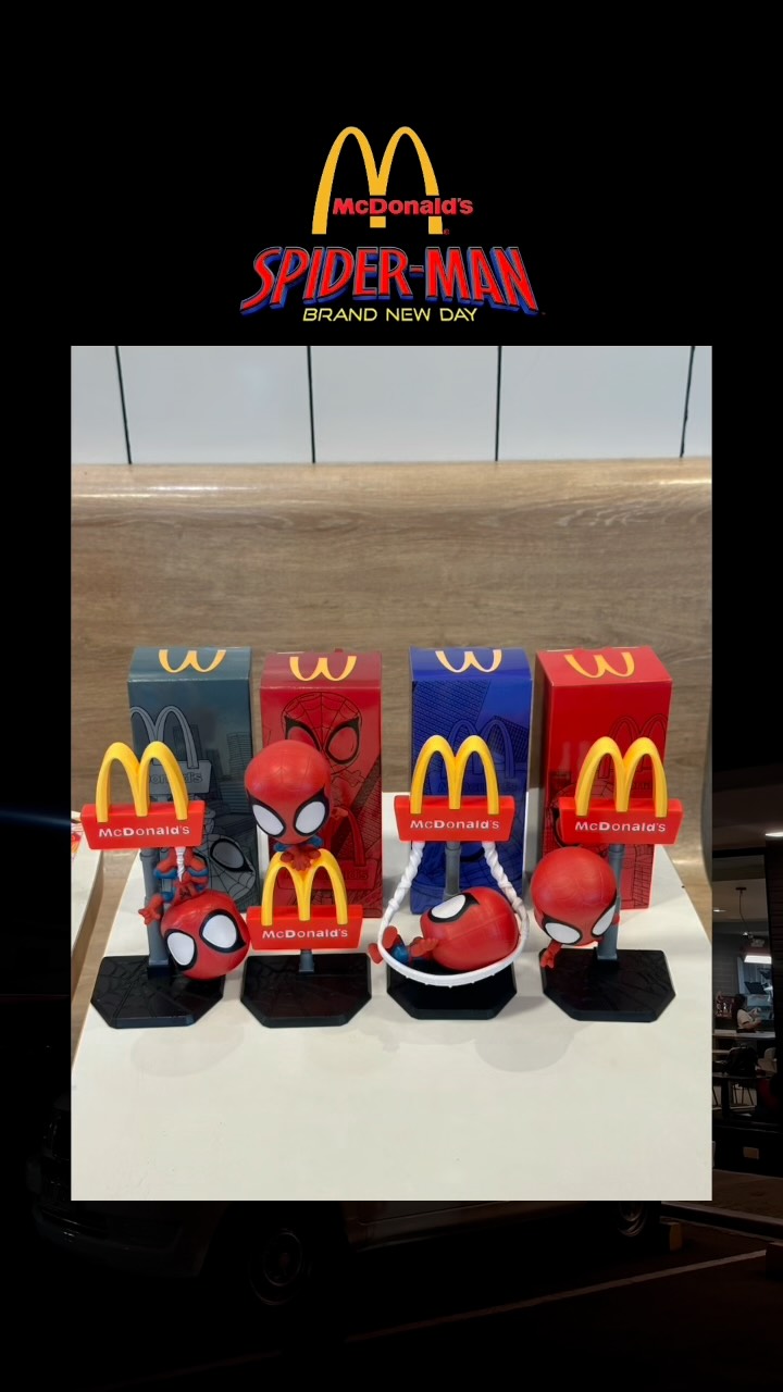 スパイダーマン BRAND NEW DAY マクドナルド 4個セット finally completed all 4 Spider-Man: Brand New Day x McDonald's
