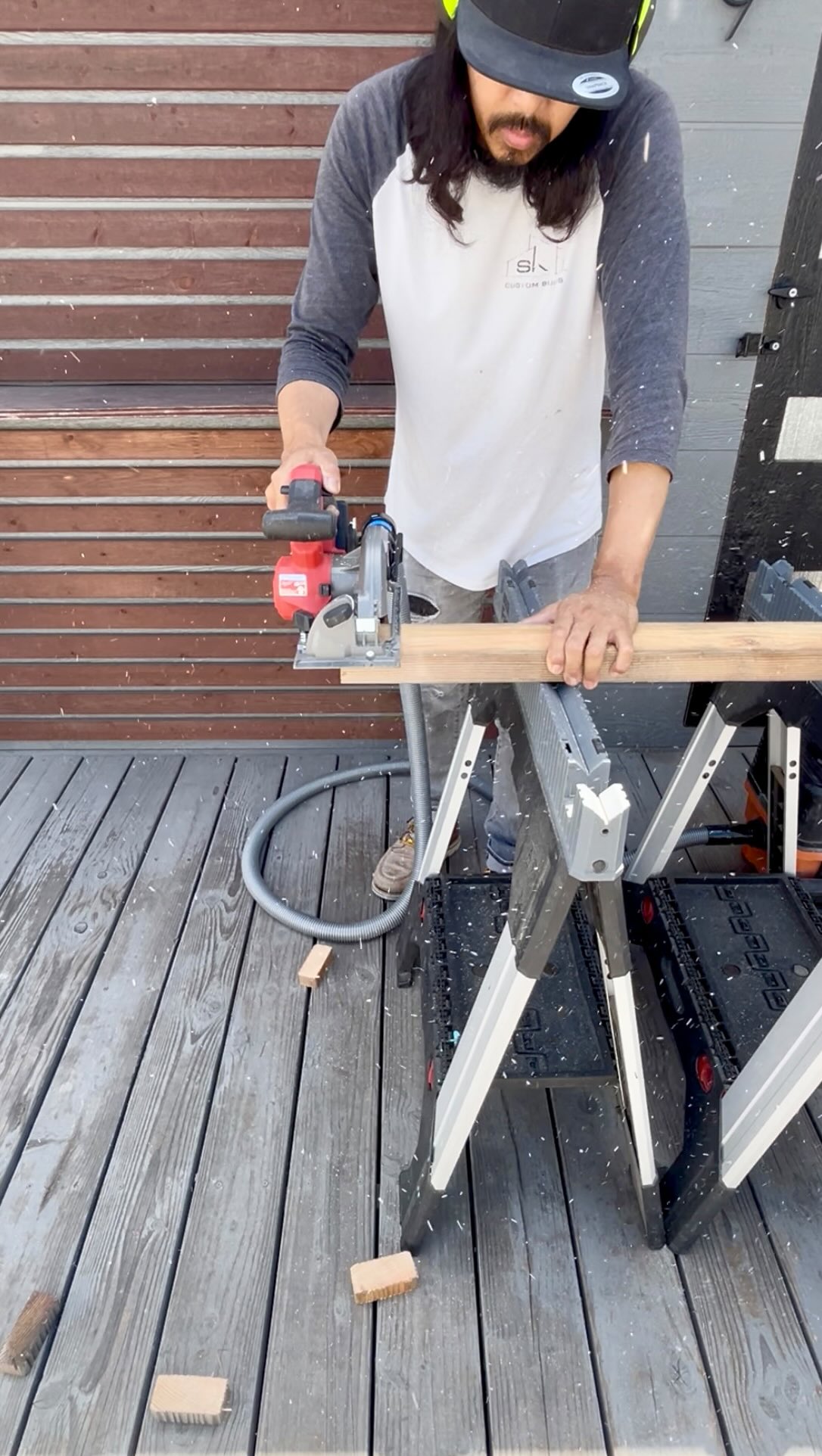 I like having a lightweight and compact circular saw to breakdown ...