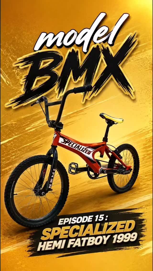 Model BMX Episode 15 : Specialized hemi fatboy 1999 #bmx