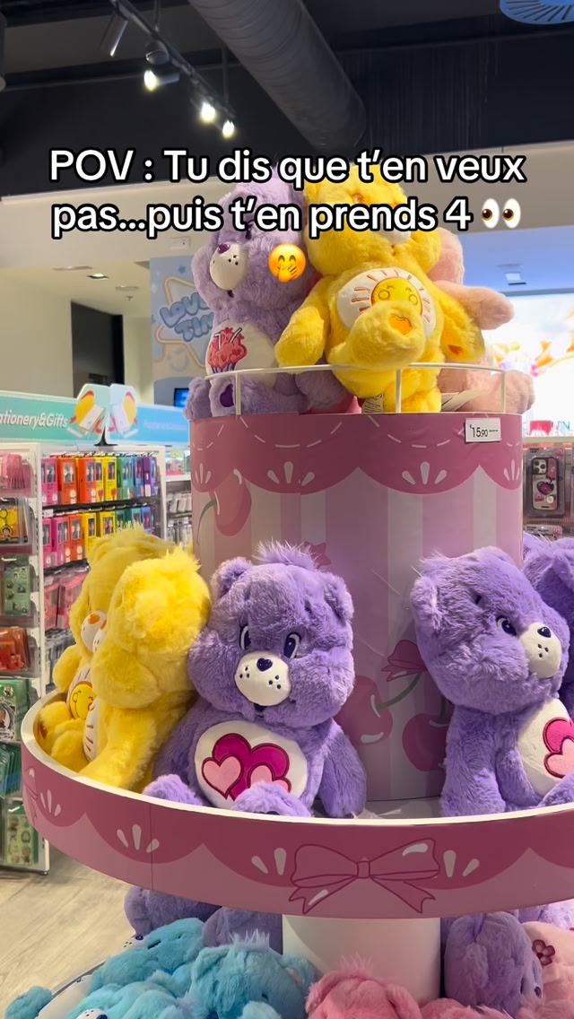 Être faible face au Care Bears et c’est normal 👀🥰 #miniso #carebears # ...