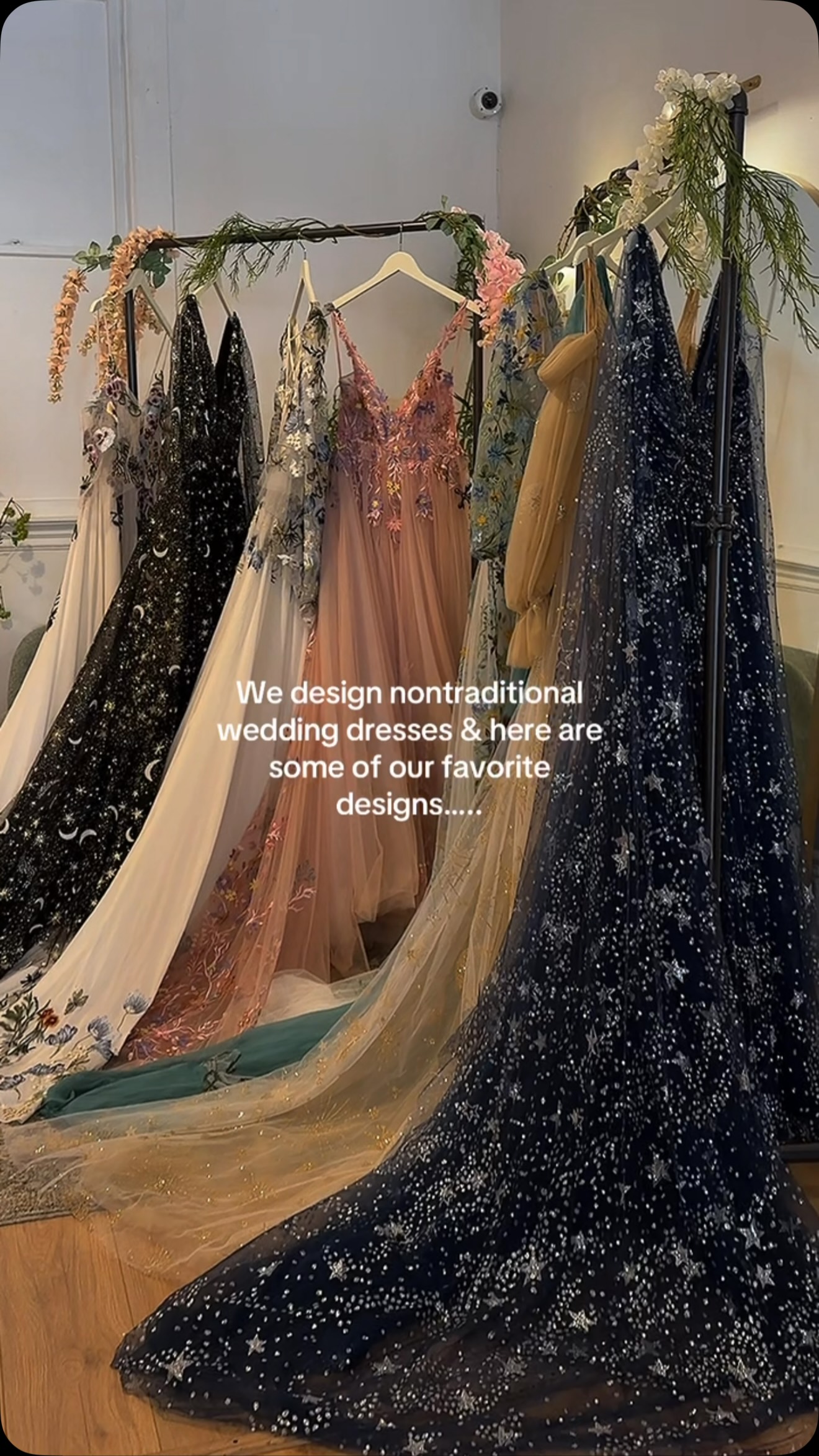 Would you visit us in San Francisco / Chicago to try on our dresses? ✨🧚 , •, •, #weddingdress #weddingdressshopping #bridalboutique #2027bride #cottagecore | Flora & Lane