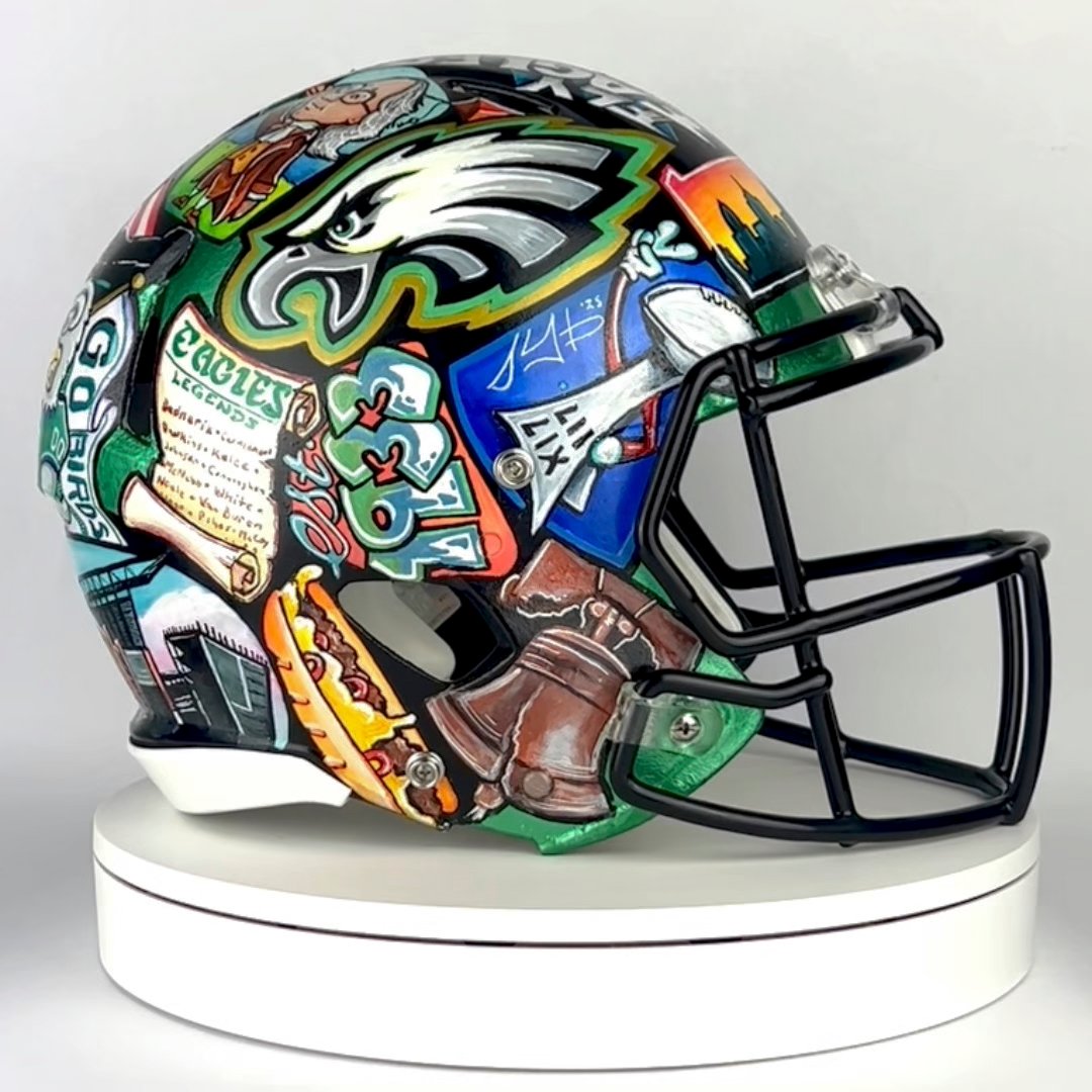 3d customs football helmet brecks Chicago Bears Alternate Replica BRXLZ Mini FOCO 3D printed custom pocket pro