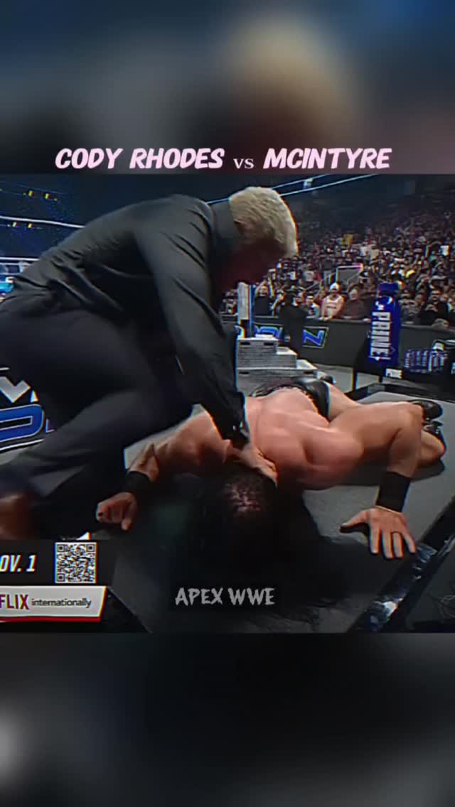SmackDown intensive match #wwe #smackdown #codyrhodes | Apex WWE | Facebook