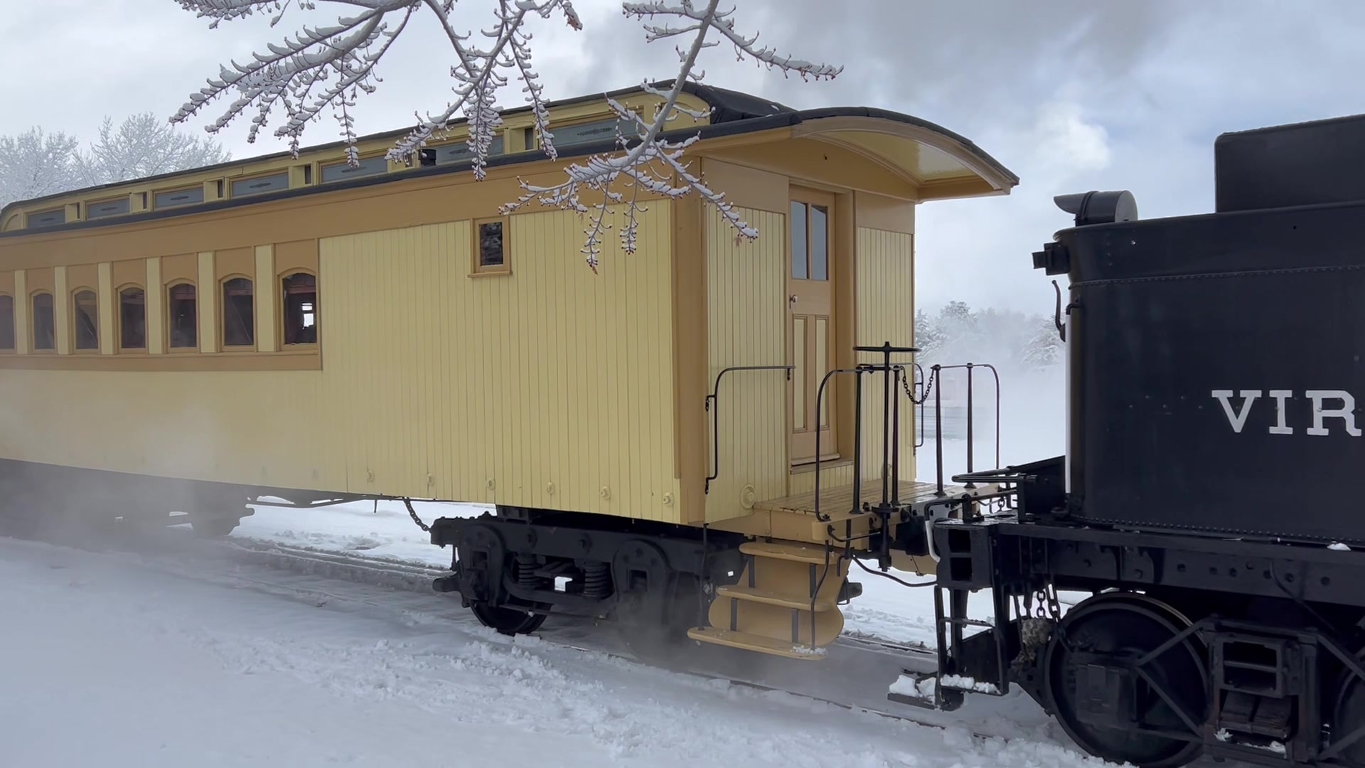 Yes, Santa Train is operating in the snow today! Come out and enjoy a ...