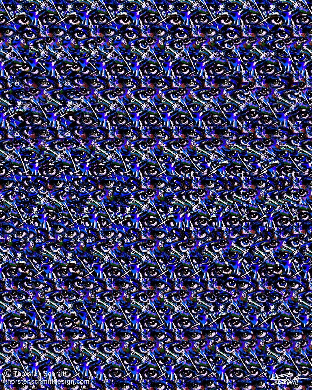 Stereogram image created in 2008 using 3dimka techniques