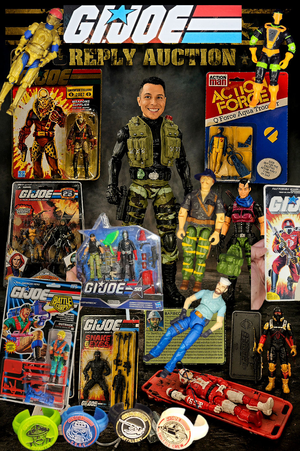 Check out all these graded vintage G.I. Joes! 🇺🇸🔥 From iconic