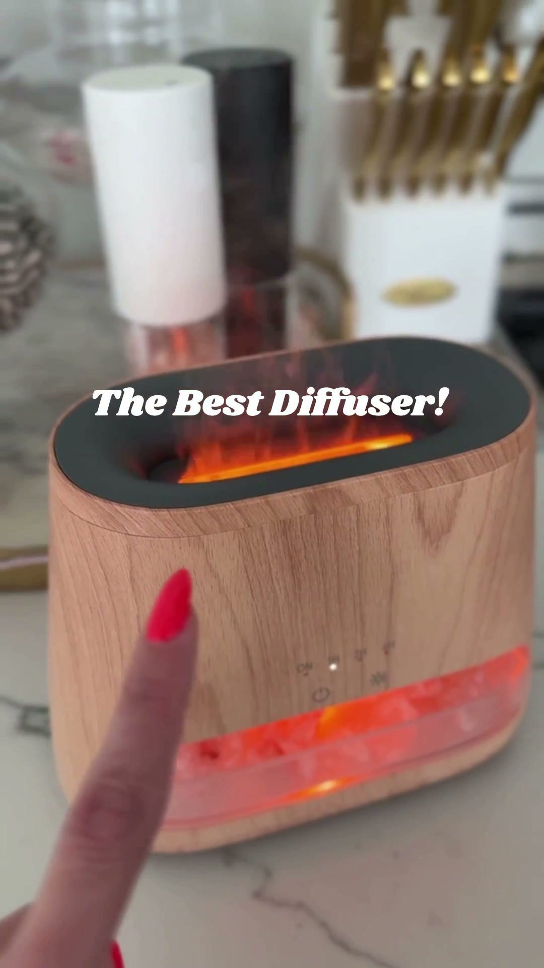 The Best Wood Grain Diffuser Under $30 With Flame Effect