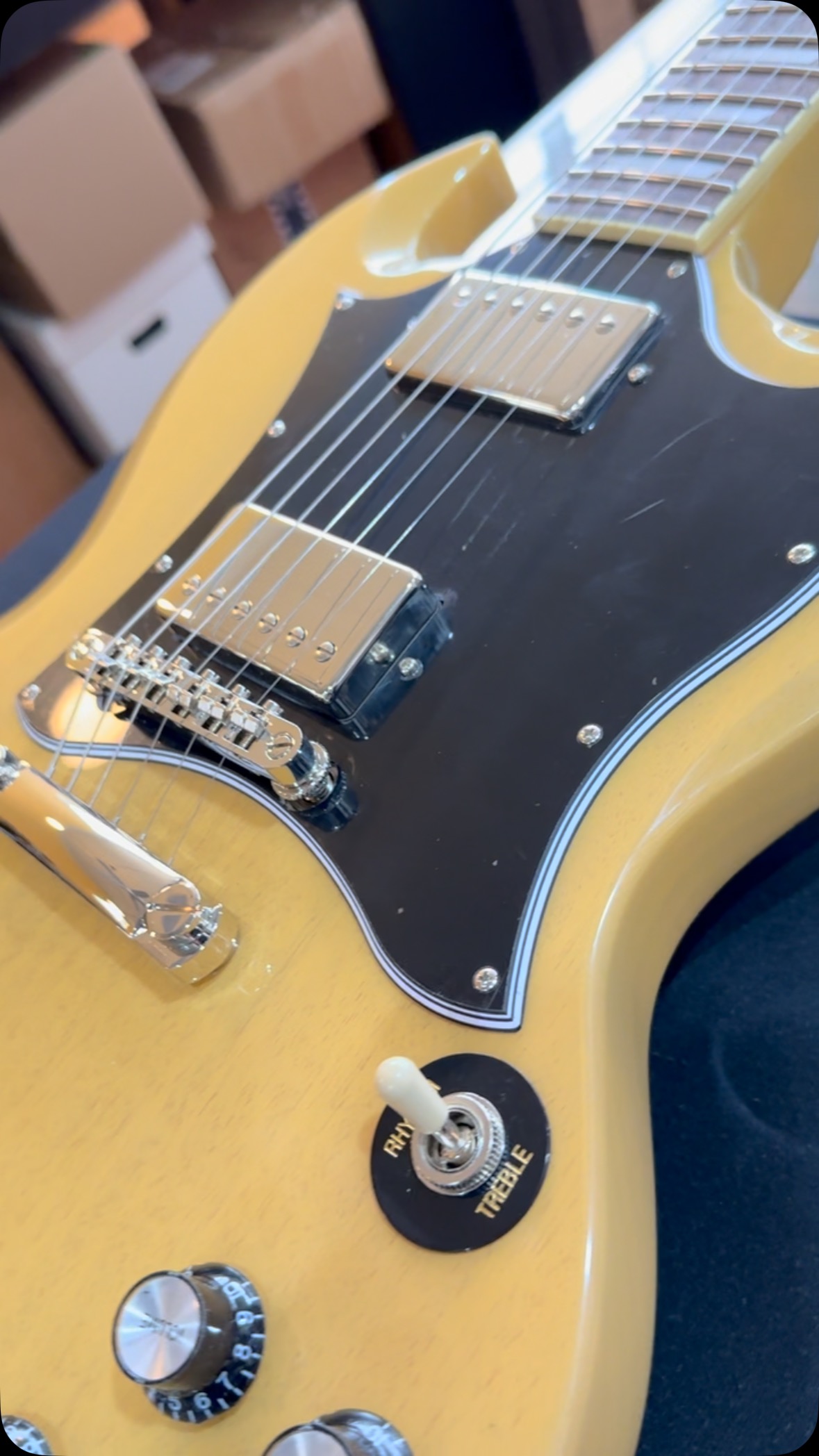 These new Epiphone SG Standards are amazing!! This one has a