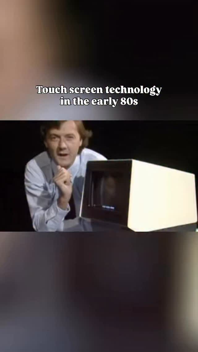 Did you know touch screen technology existed as early as the early 80s ...
