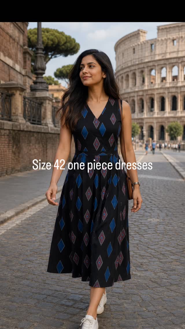 Size 42 one piece dresses!!, Trendy semi formal wear!!, #onepiece #cottondresses #semiformal #casualwear | Revaa By MeghVarsha