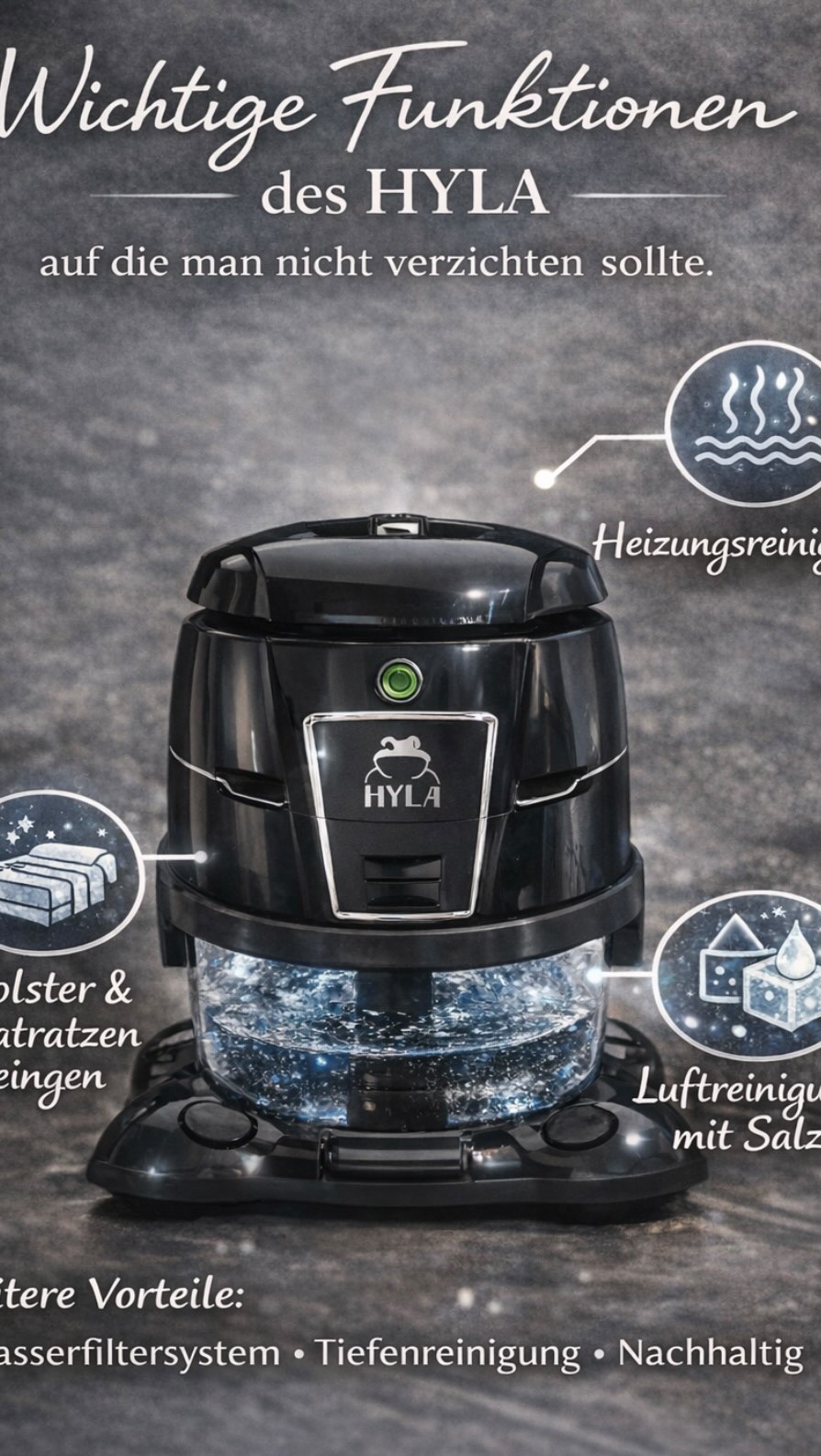 ✨ Wasserstaubsauger der Marke Hyla ausleihen ✨, Du suchst eine gründliche Tiefenreinigung für dein Zuhause in der Region Südhessen?, Im Rahmen meines Kleingewerbes vermiete ich einen Wasserstaubsauger